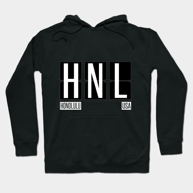 HNL - Honolulu HI Airport Code Souvenir or Gift Shirt Hoodie by HopeandHobby